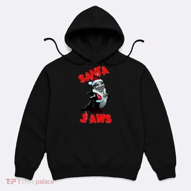 Santa Jaws Christmas Hoodie
