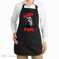Santa Jaws Christmas Apron thumb 2