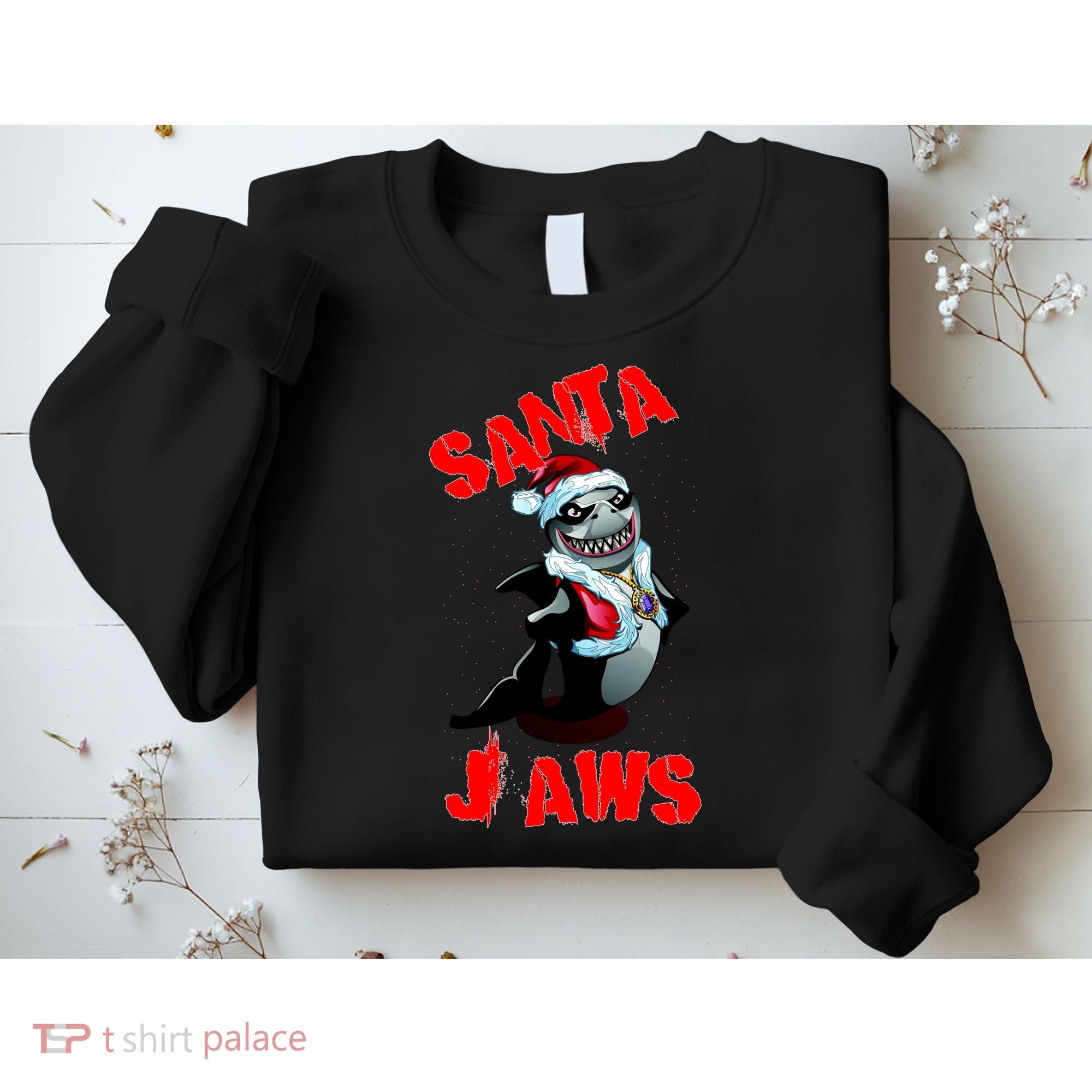 Santa Jaws Christmas Sweatshirt