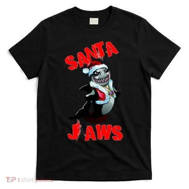 Santa Jaws Christmas T-Shirt
