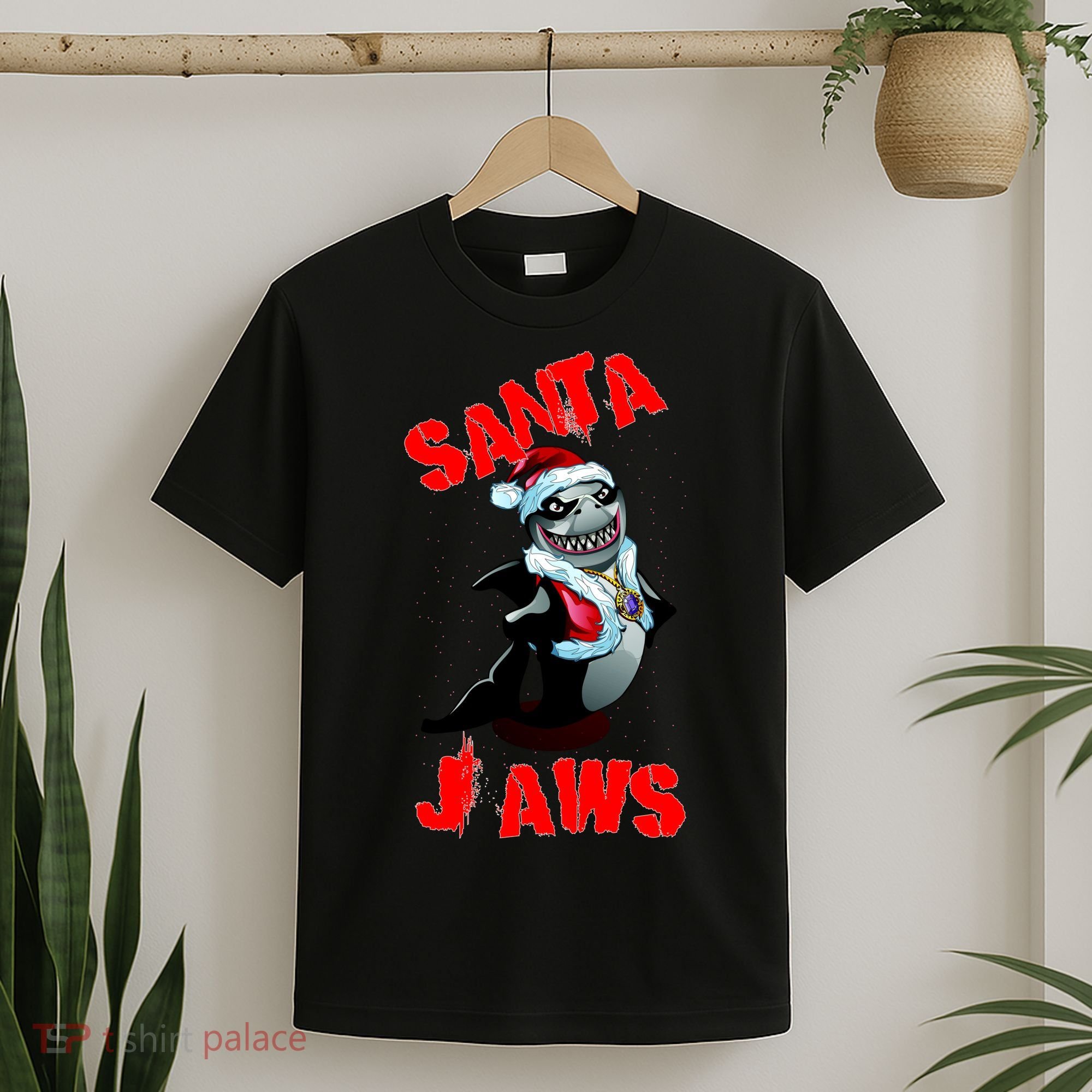 Santa Jaws Christmas T-Shirt