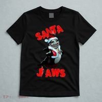 Santa Jaws Christmas T-Shirt thumb 5