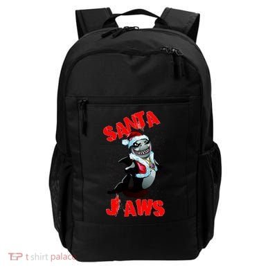 Santa Jaws Christmas Backpack