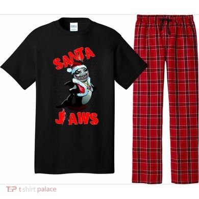 Santa Jaws Christmas Pajama Set