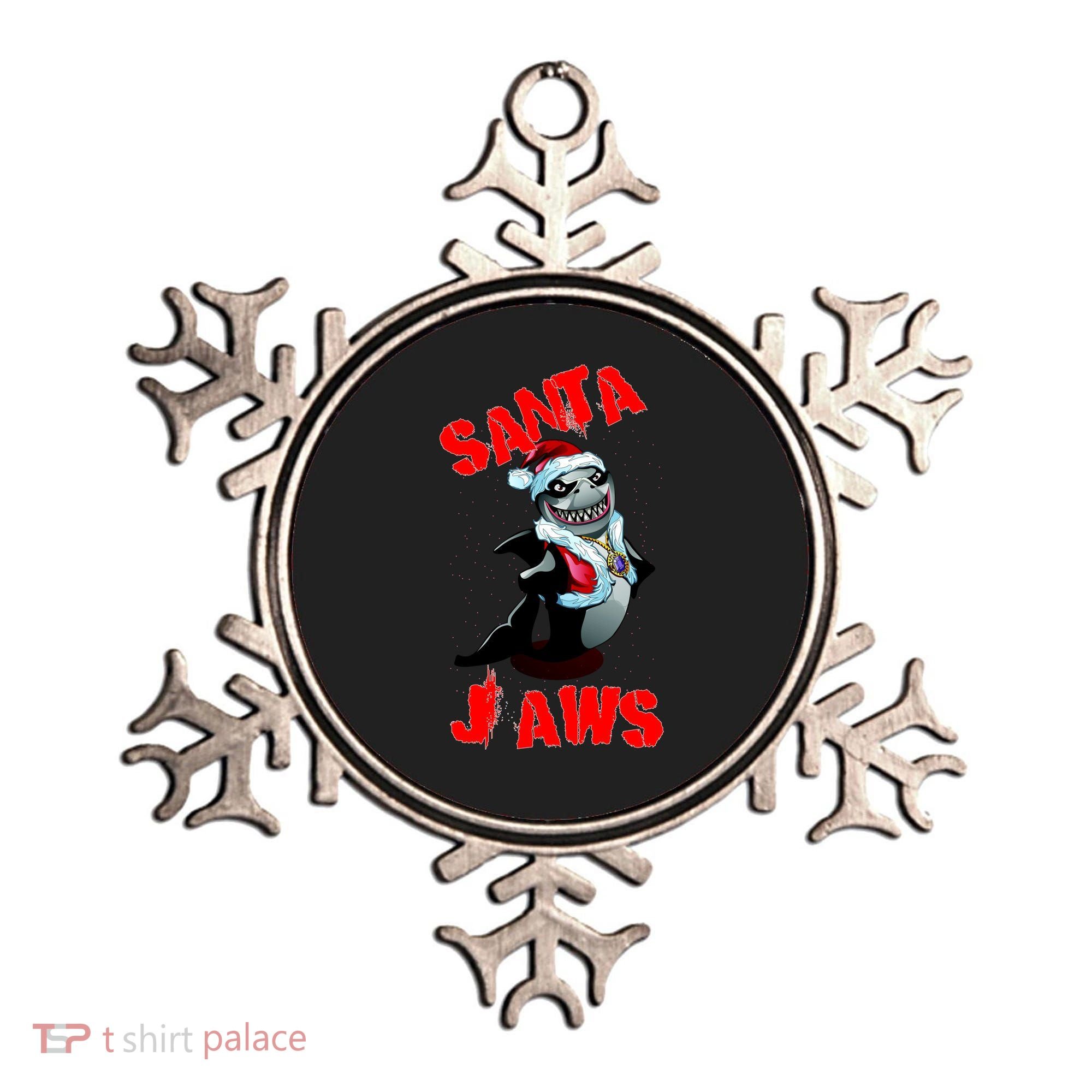 Santa Jaws Christmas Ornament