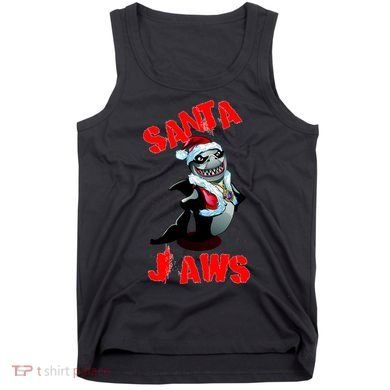 Santa Jaws Christmas Tank Top