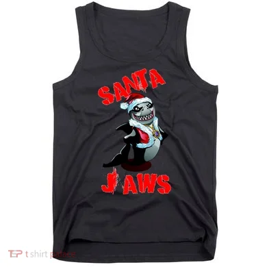Santa Jaws Christmas Tank Top