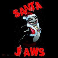 Santa Jaws Christmas Women's Long Sleeve Shirt thumb 2