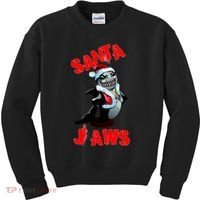 Santa Jaws Christmas Kids Sweatshirt thumb 0