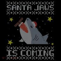 Santa Jaws Is Coming Ugly Christmas Coffee Mug thumb 5