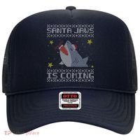 Santa Jaws Is Coming Ugly Christmas Hat thumb 0