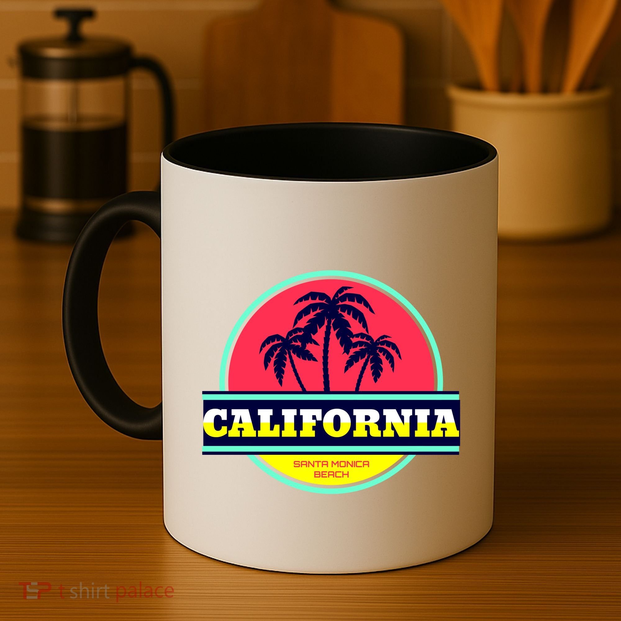 Santa Monica Beach Coffee Mug