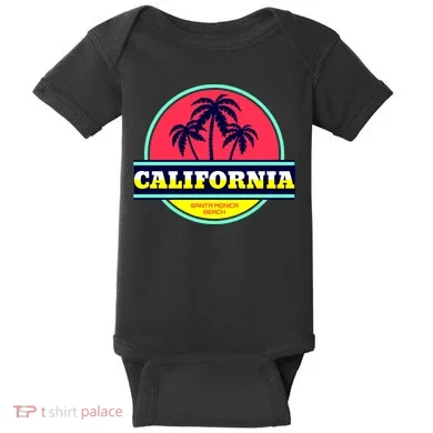 Santa Monica Beach Baby Bodysuit