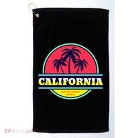 Santa Monica Beach Golf Towel thumb 0