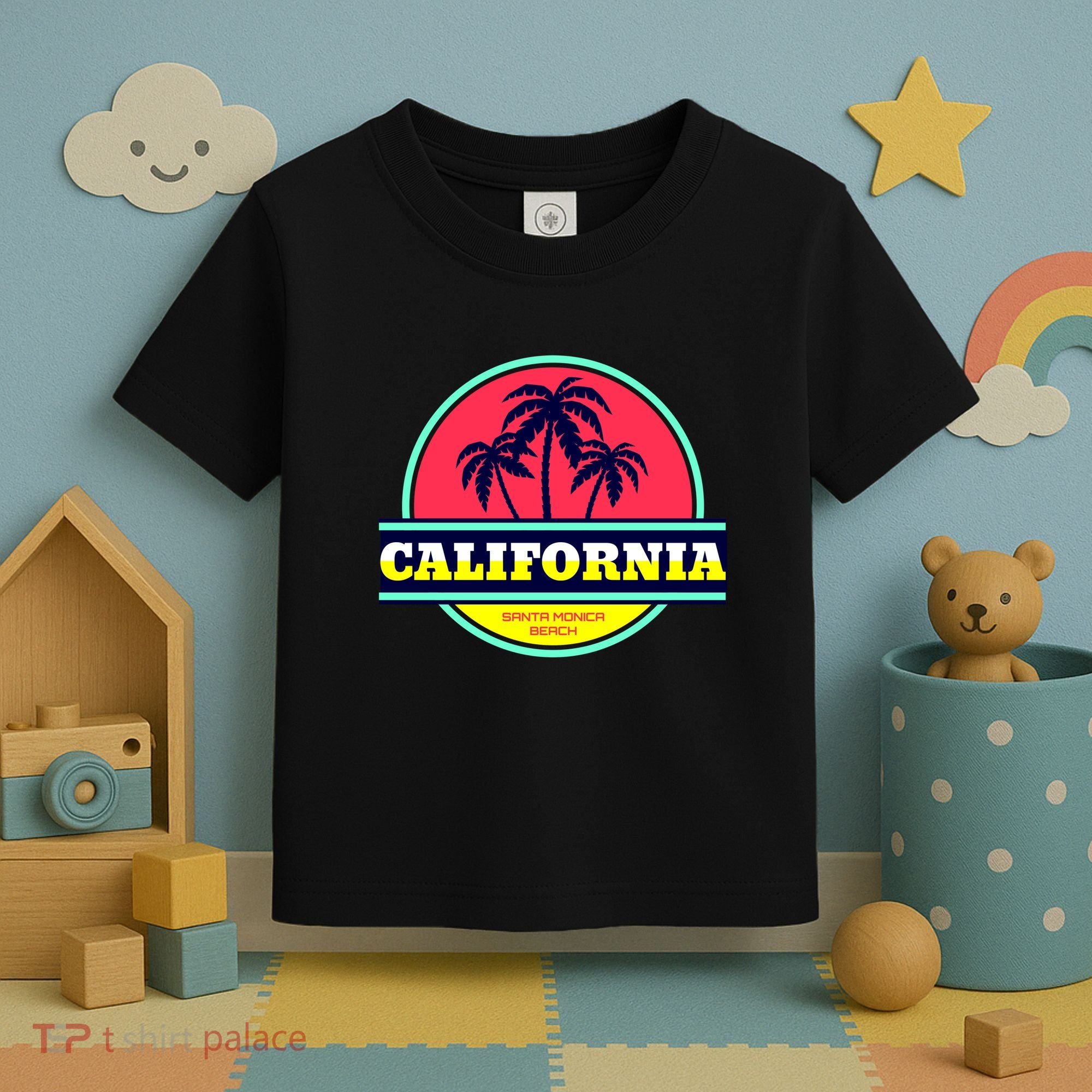 Santa Monica Beach Toddler T-Shirt