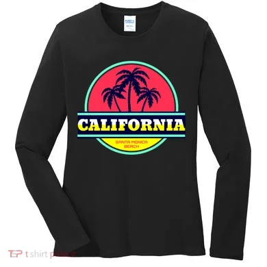 Santa Monica Beach Women's Long Sleeve Shirt