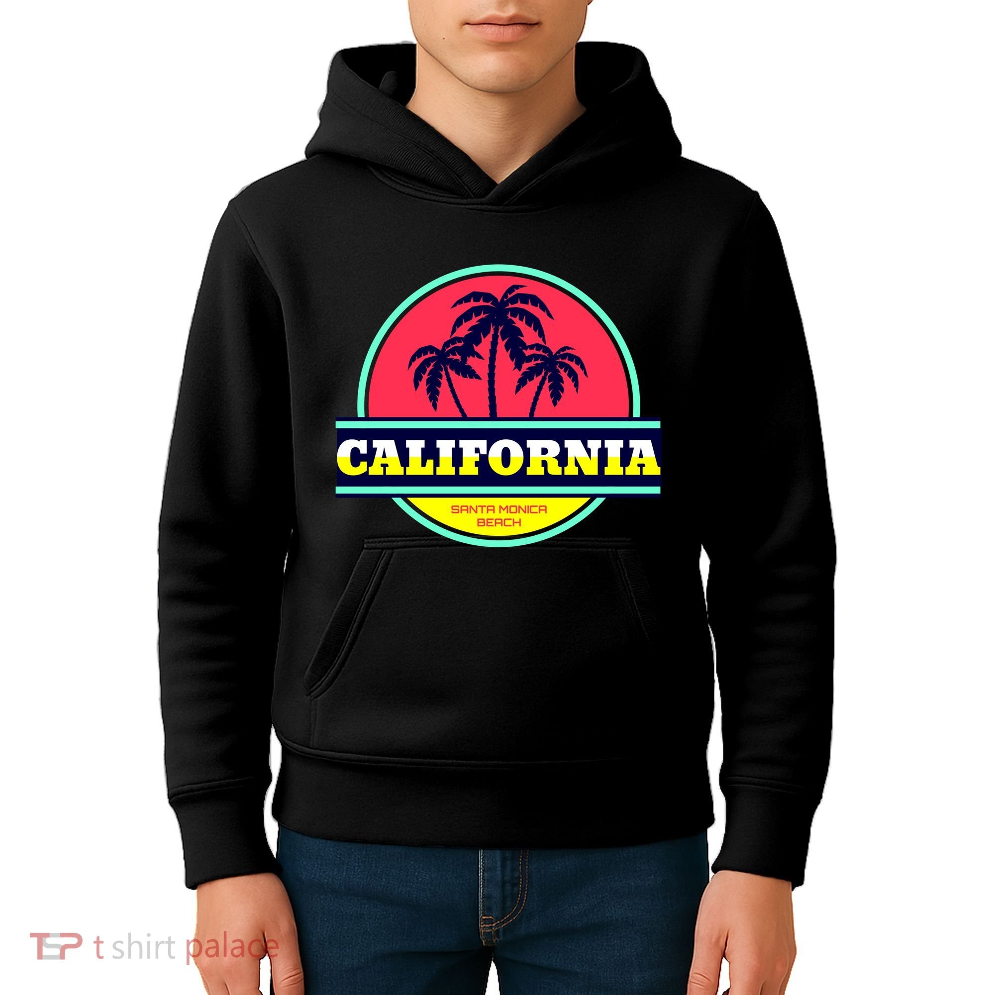 Santa Monica Beach Kids Hoodie