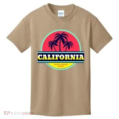 Santa Monica Beach Kids T-Shirt