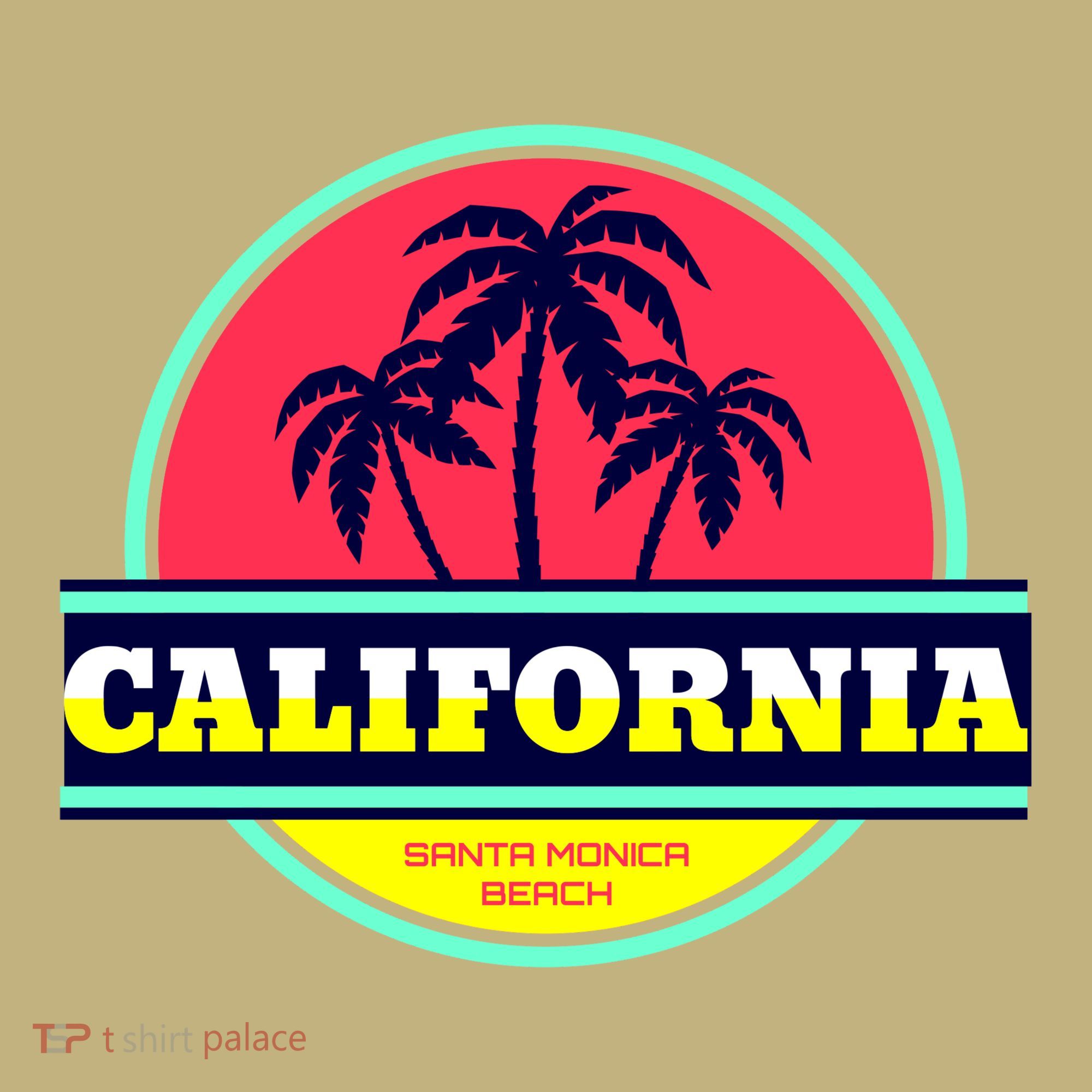 Santa Monica Beach Kids T-Shirt