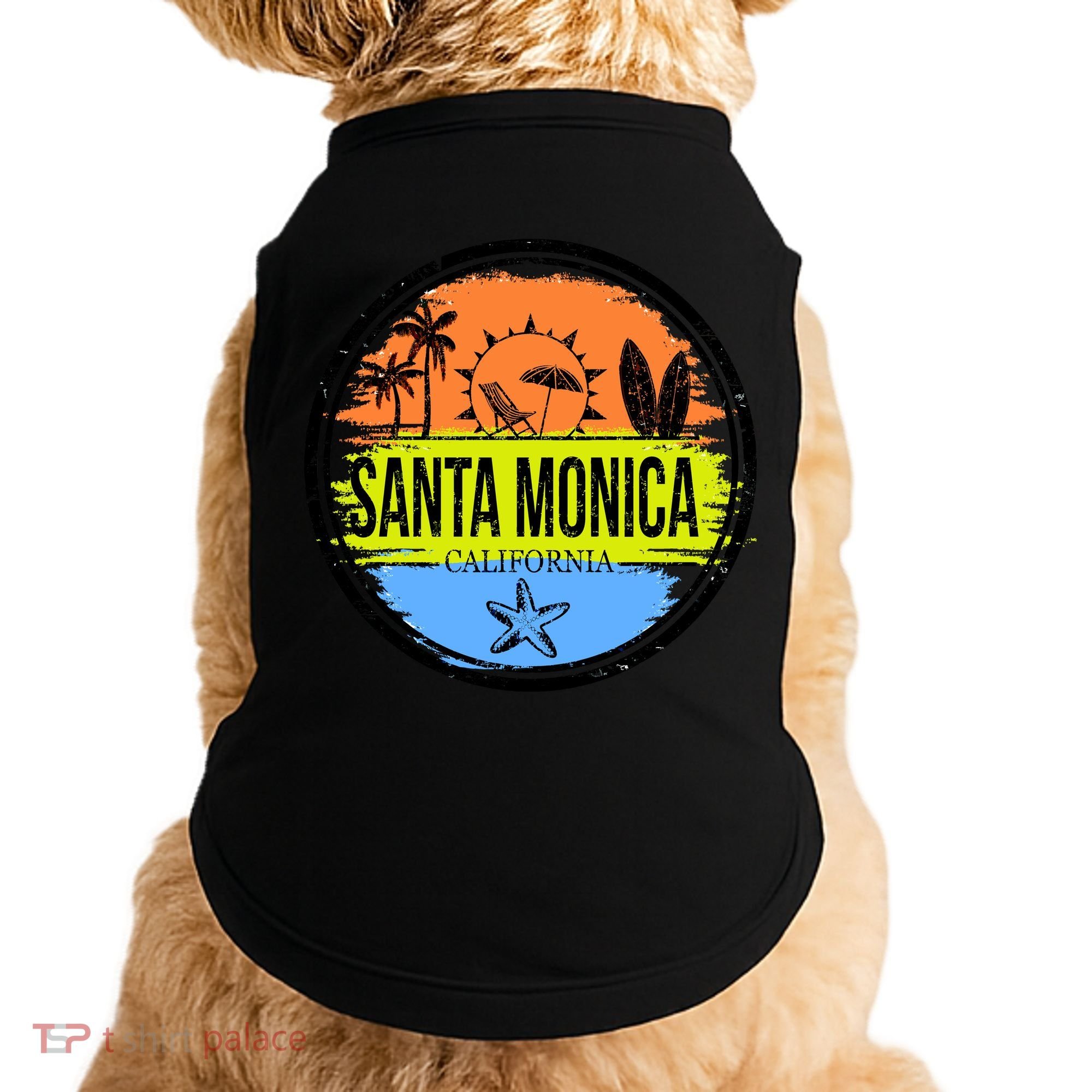 Santa Monica California Doggie Tank