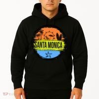 Santa Monica California Hoodie thumb 2