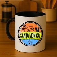 Santa Monica California Coffee Mug thumb 4