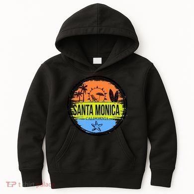 Santa Monica California Kids Hoodie