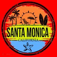 Santa Monica California Santa Hat thumb 1