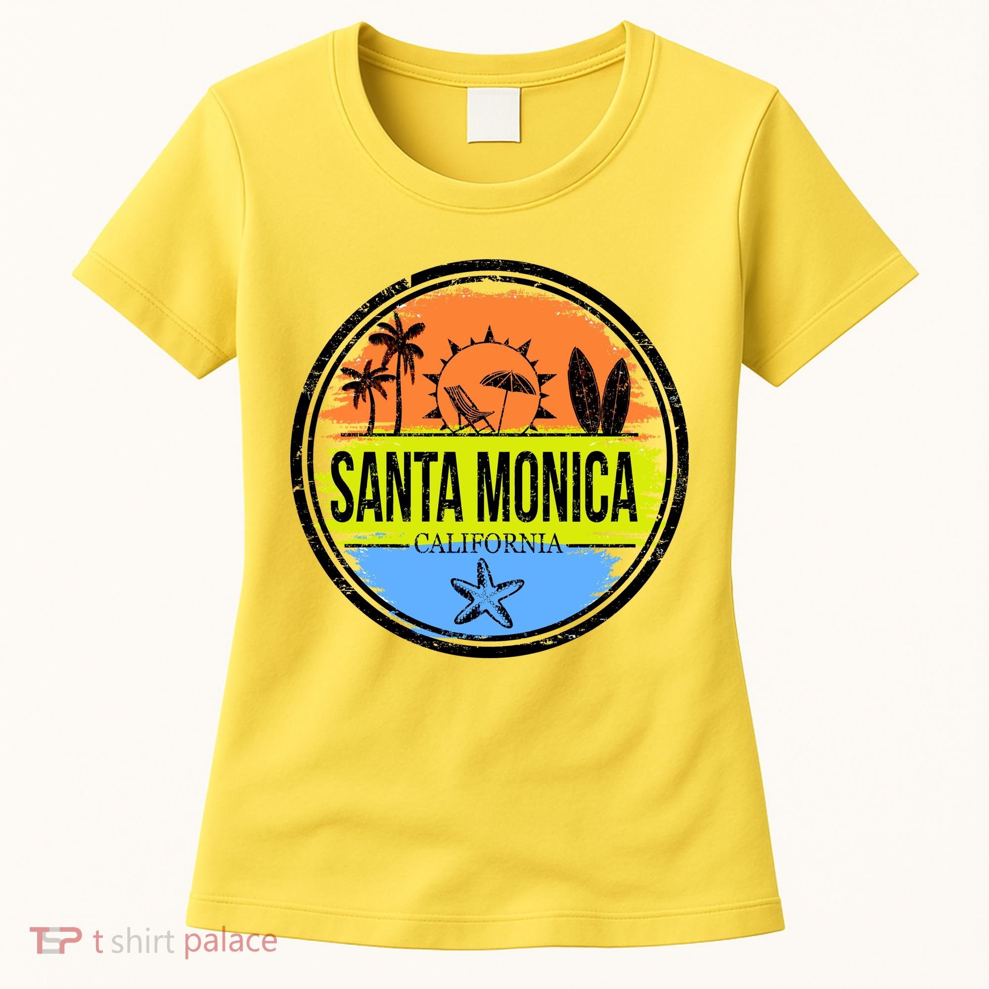 Santa Monica California Women's T-Shirt