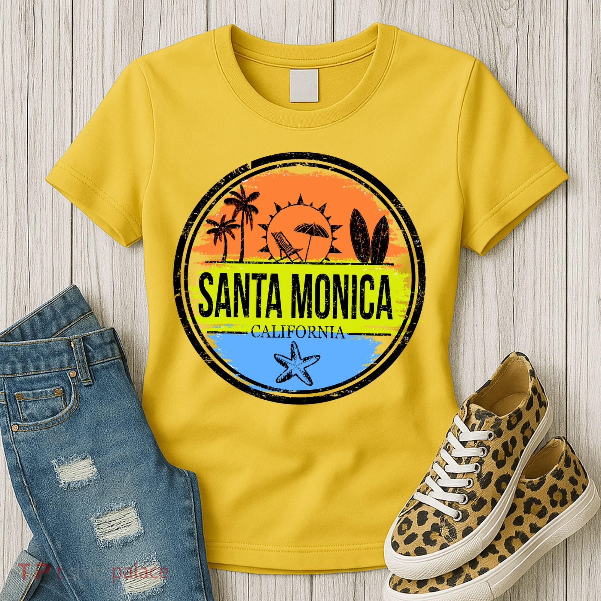Santa Monica California Women's T-Shirt