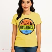 Santa Monica California Women's T-Shirt thumb 4