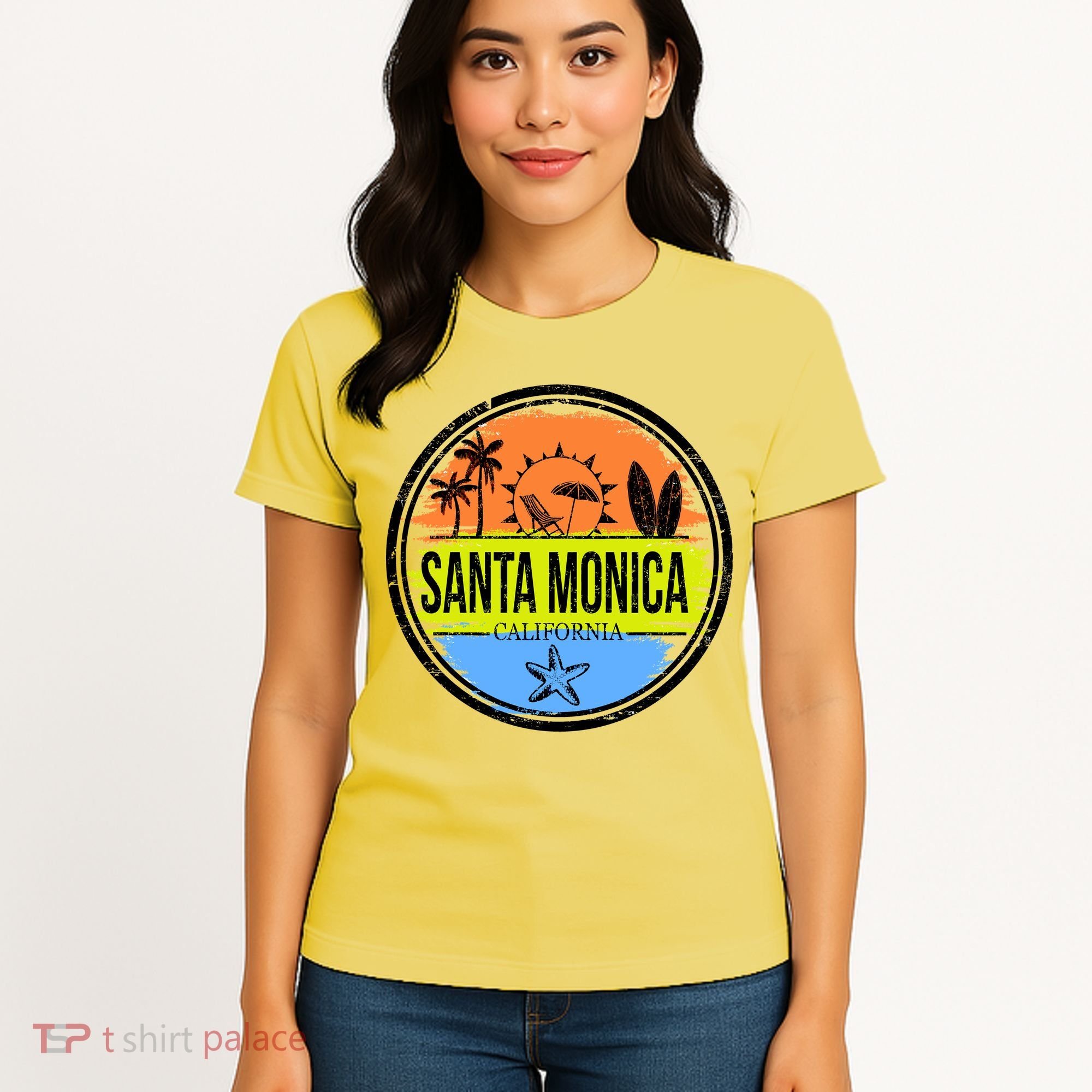 Santa Monica California Women's T-Shirt