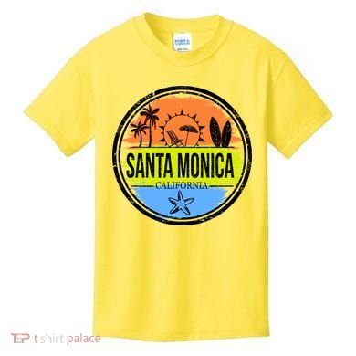 Santa Monica California Kids T-Shirt