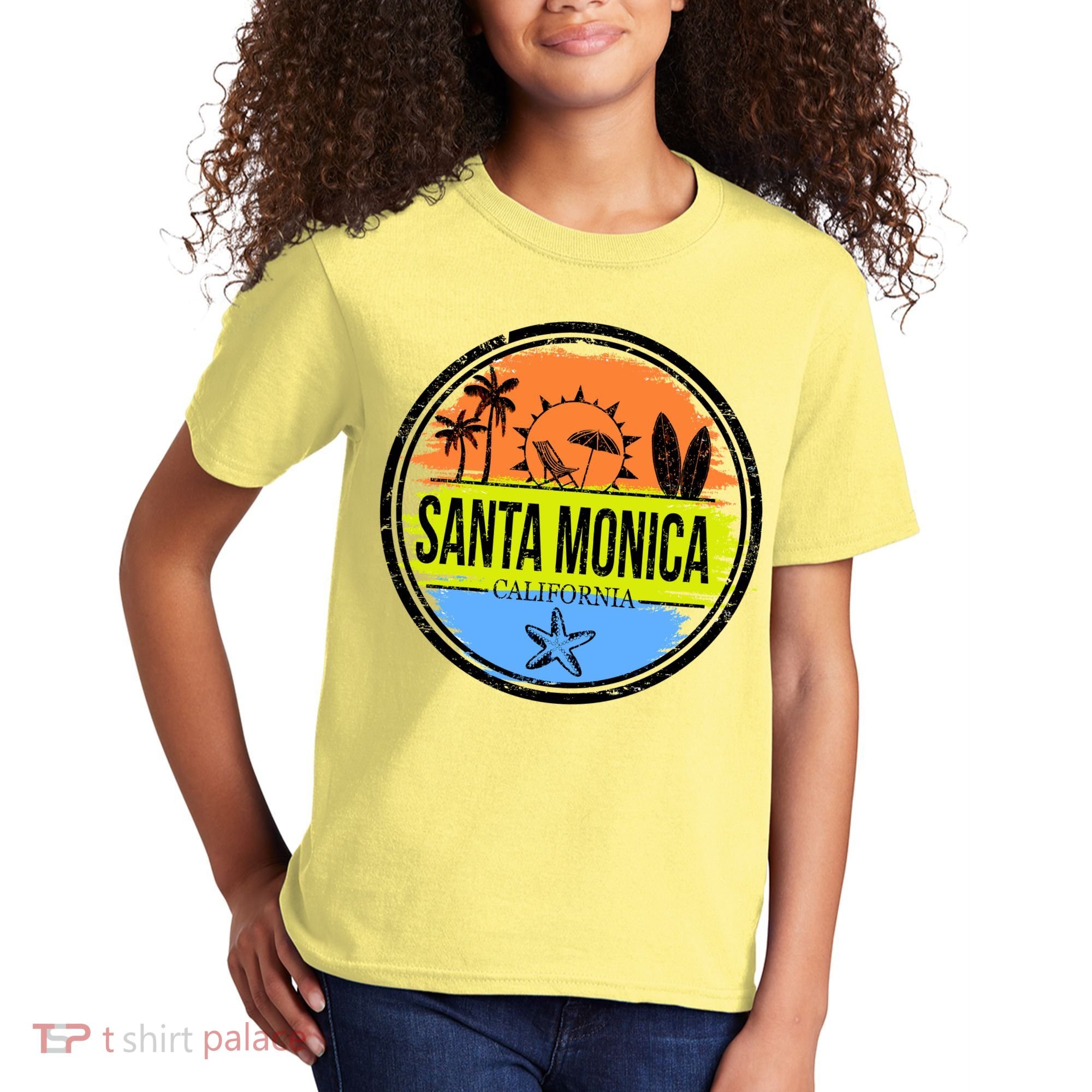 Santa Monica California Kids T-Shirt