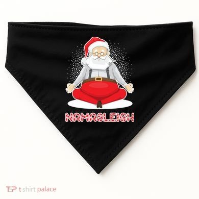 Santa Namasleigh USA-Made Doggie Bandana