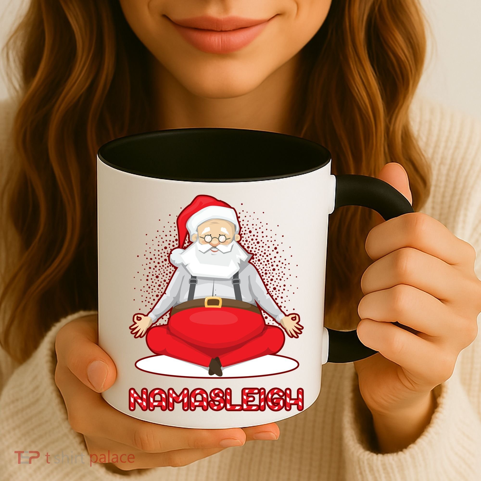 Santa Namasleigh Coffee Mug