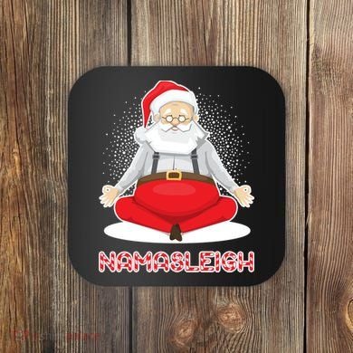 Santa Namasleigh Coaster