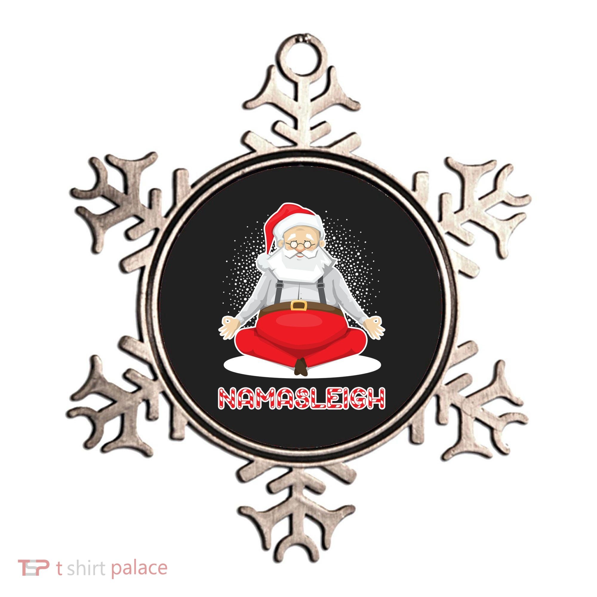 Santa Namasleigh Ornament