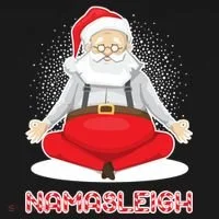 Santa Namasleigh Toddler Hoodie thumb 2