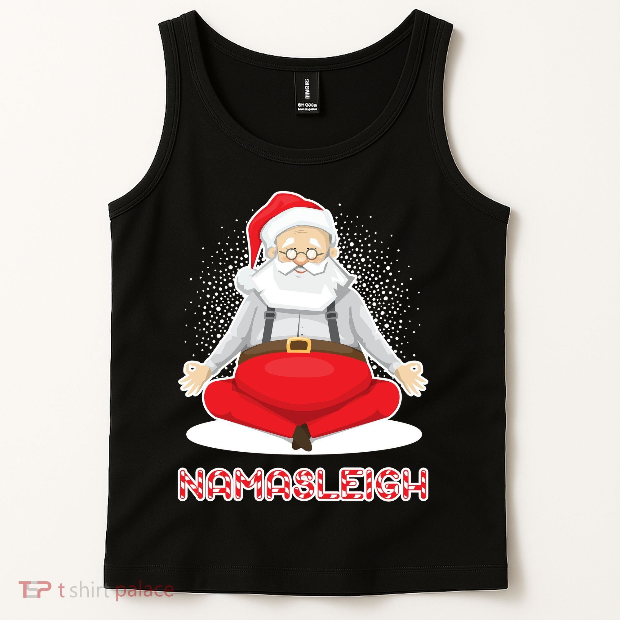 Santa Namasleigh Tank Top