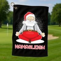 Santa Namasleigh Golf Towel thumb 1
