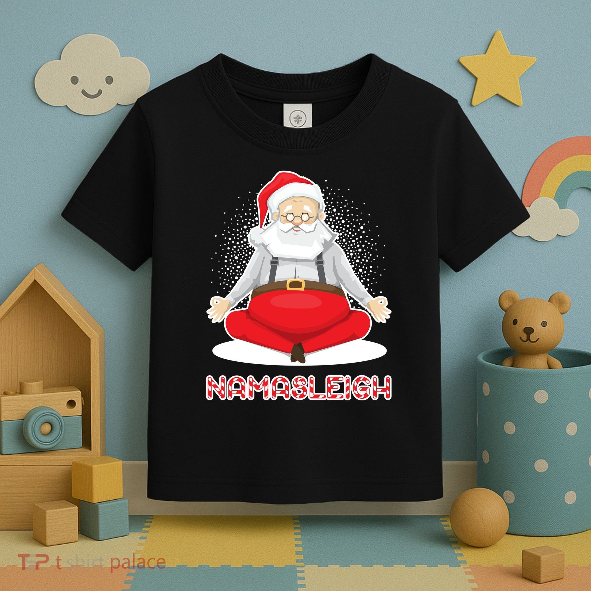 Santa Namasleigh Toddler T-Shirt