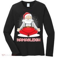 Santa Namasleigh Women's Long Sleeve Shirt thumb 0
