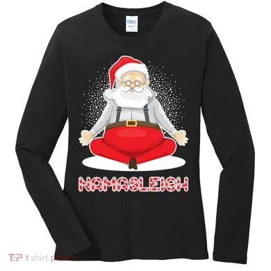 Santa Namasleigh Women's Long Sleeve Shirt
