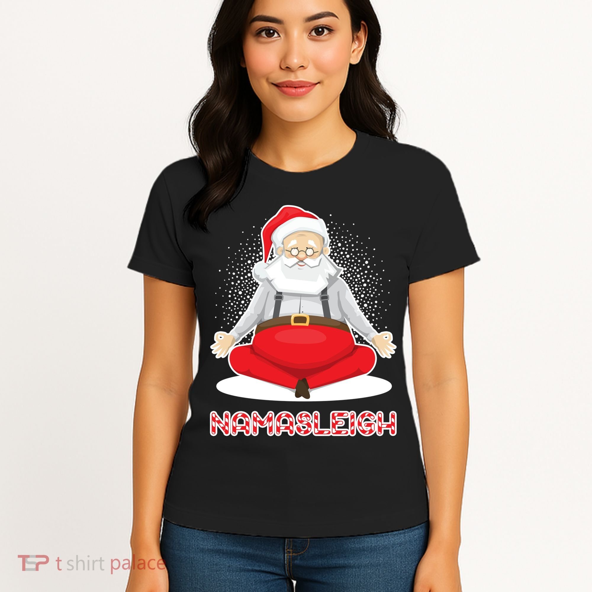 Santa Namasleigh Women's T-Shirt