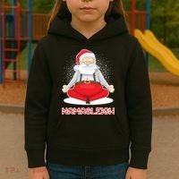 Santa Namasleigh Kids Hoodie thumb 3