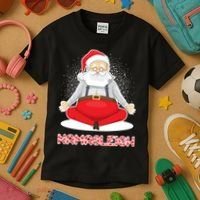 Santa Namasleigh Kids T-Shirt thumb 3