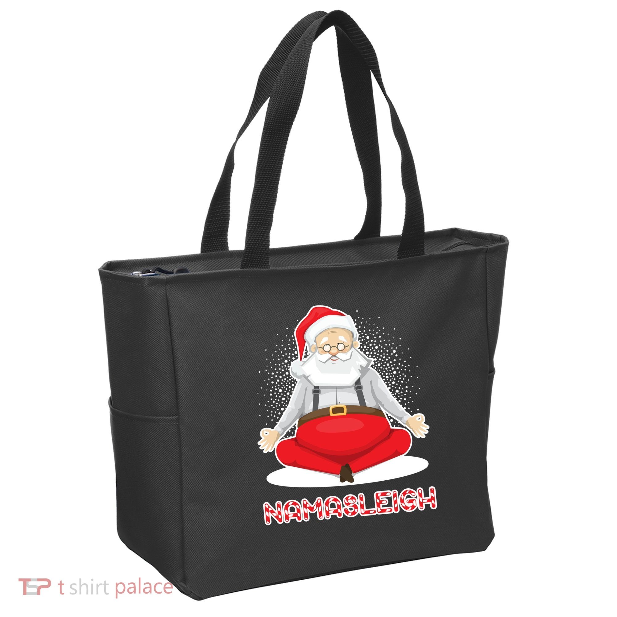 Santa Namasleigh Tote Bag