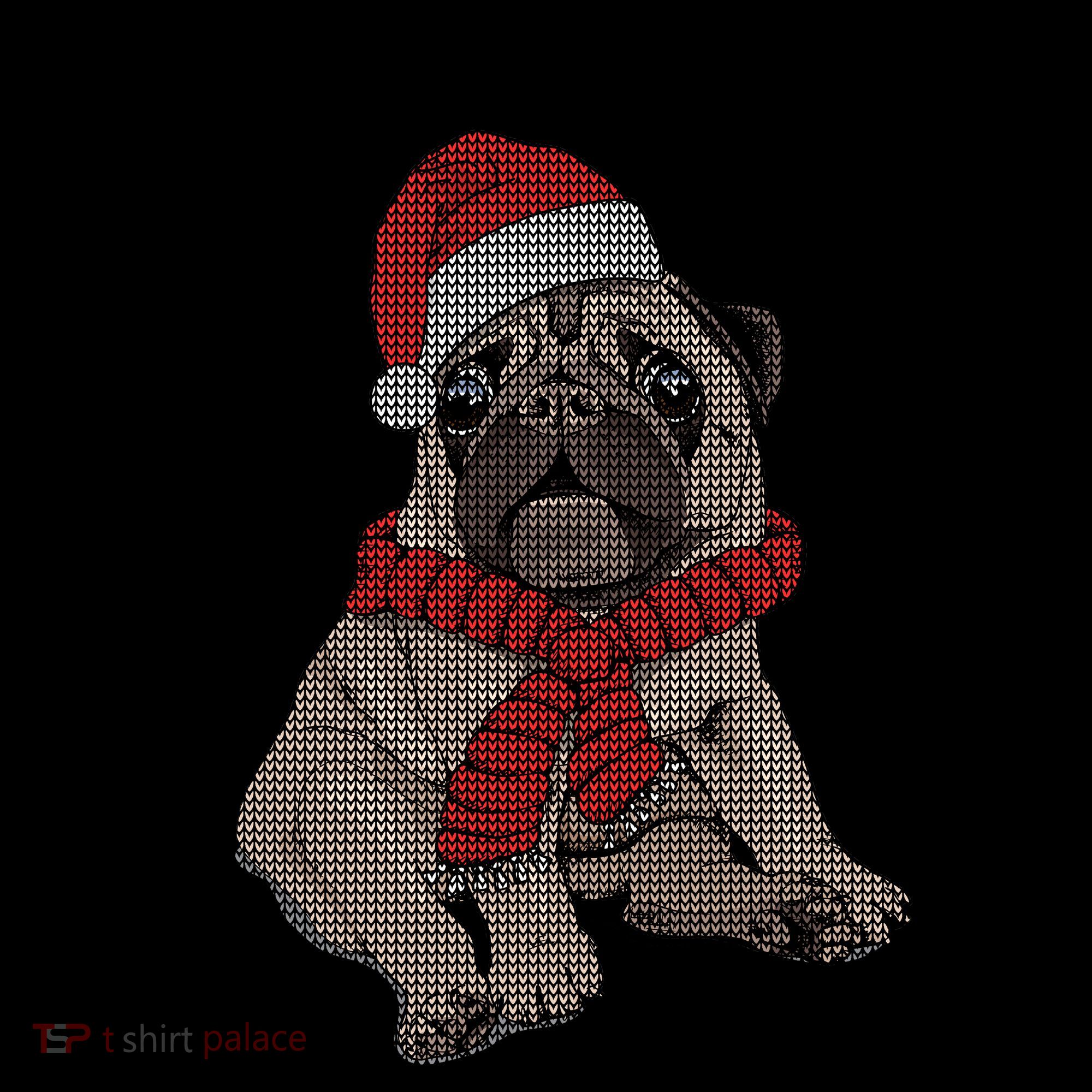 Santa Paws Pug Coffee Mug