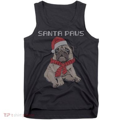 Santa Paws Pug Tank Top